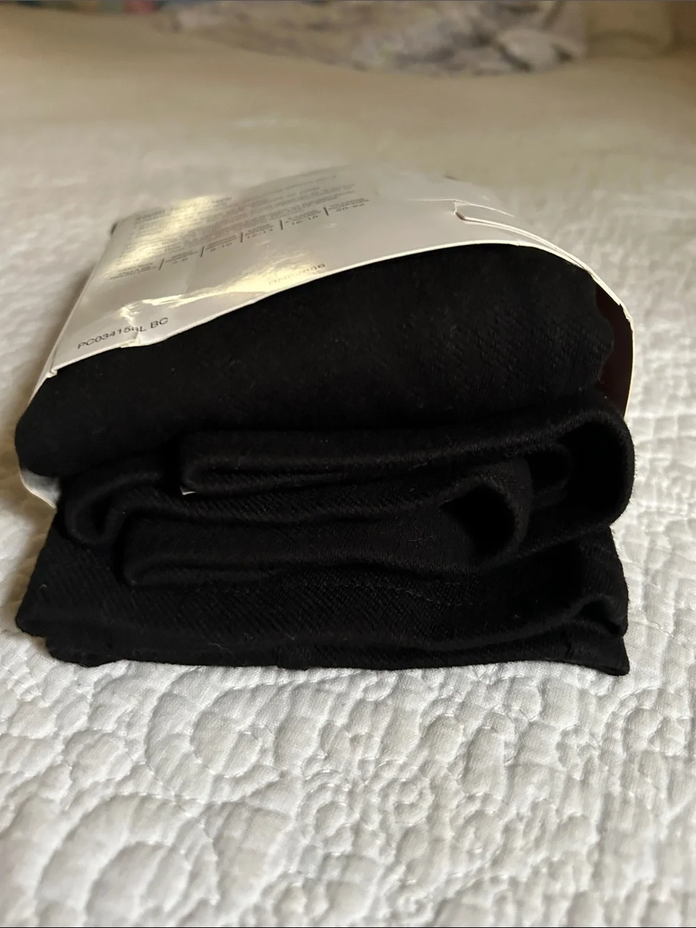 NWT No Nonsense Black Twill Leggings - Women’s